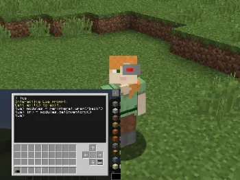 A player wearing a neural interface